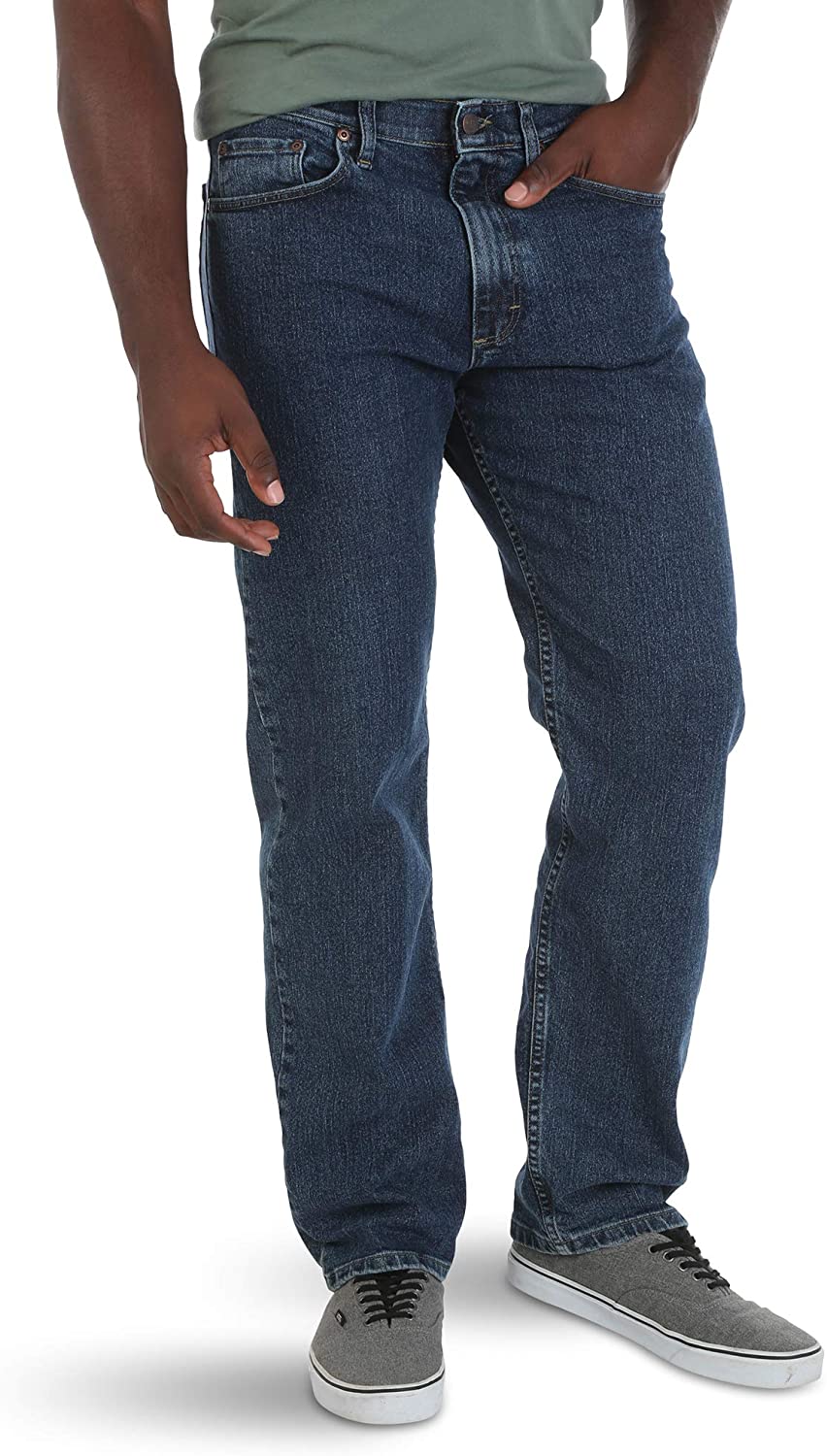 Wrangler Authentics Men's Comfort Flex Waist Relaxed Fit Jean