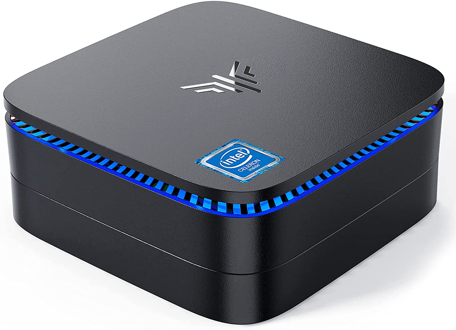 Mini PC Windows 10 Pro, 8GB RAM/128GB SSD Mini Desktop Computer Intel Celeron J3455 Processor, Quad Core Micro Computer 4K, Support mSATA, 2.5-inch SSD, 2.4G/ 5.0G WiFi, Gigabit Ethernet, HTPC
