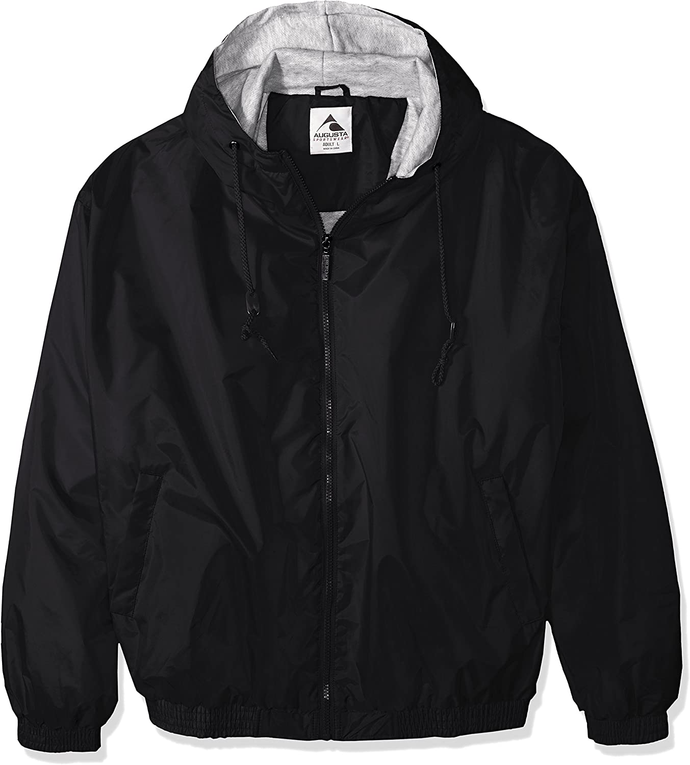 Augusta Sportswear Men's Hooded Taffeta Jacket/Fleece Lined