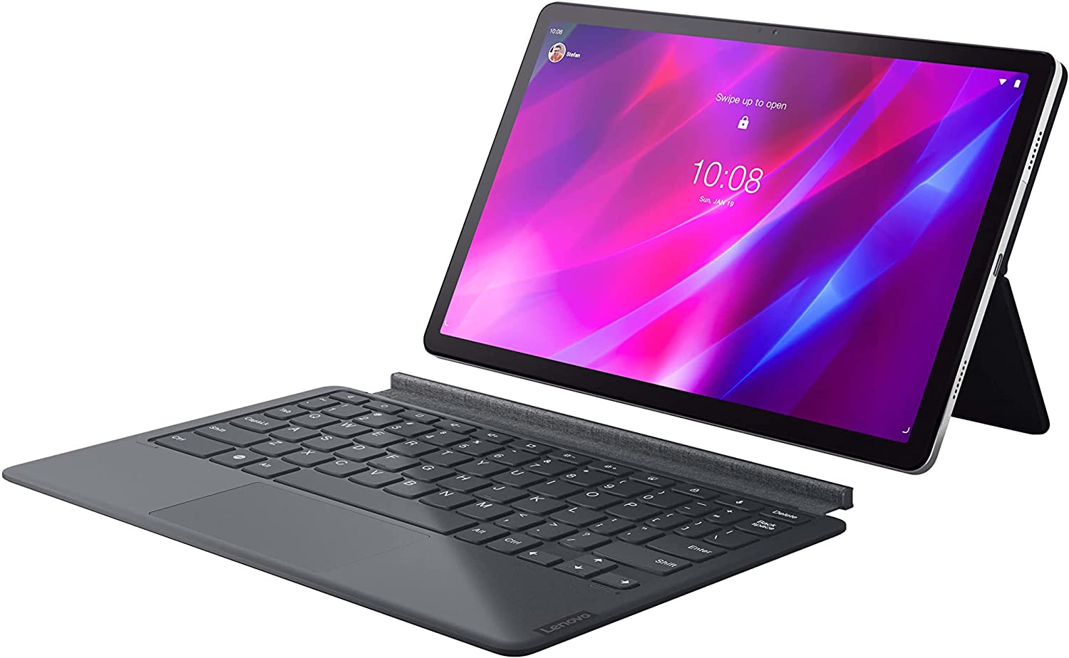 Lenovo - Tab P11 Plus - Tablet - 11" 2K Display - MediaTek Helio G90T Processor - 6GB Memory - 128GB Storage - Dolby Atmos - Android 11 - WiFi & Bluetooth - Long Battery Life - Keyboard Included