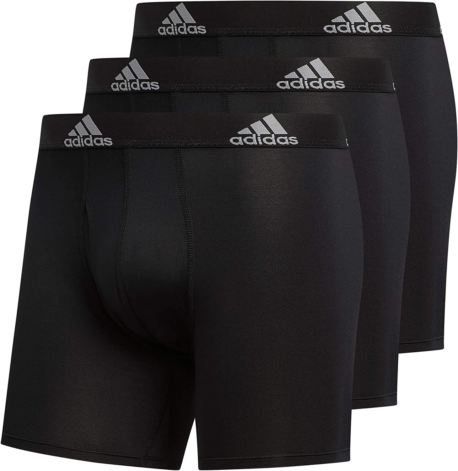 adidas Men's Performance Boxer Brief Underwear (3-Pack)