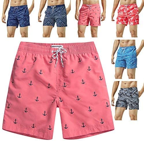 maamgic Mens Swim Trunks Quick Dry Swim Shorts with Mesh Lining Funny Swimwear Bathing Suits