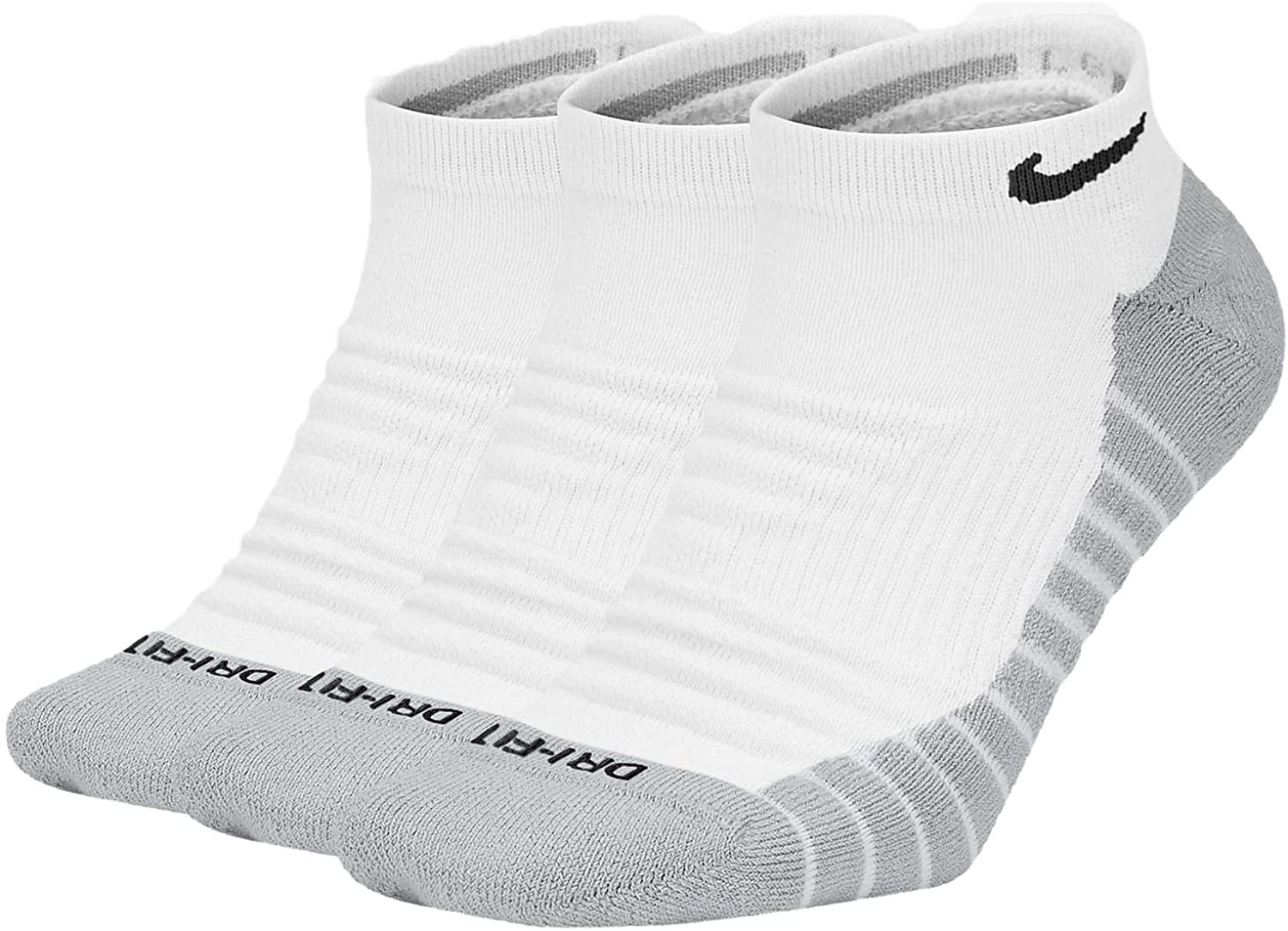 Nike Everyday Max Cushioned Training No-Show Socks 3 Pairs