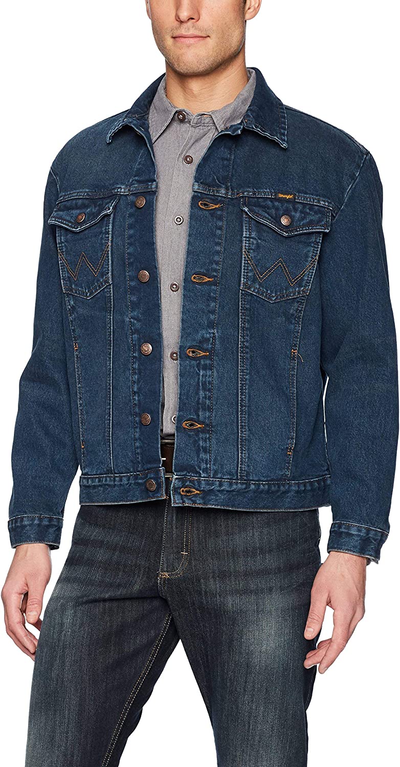 Wrangler Men's Cowboy Cut Western Unlined Denim Jacket