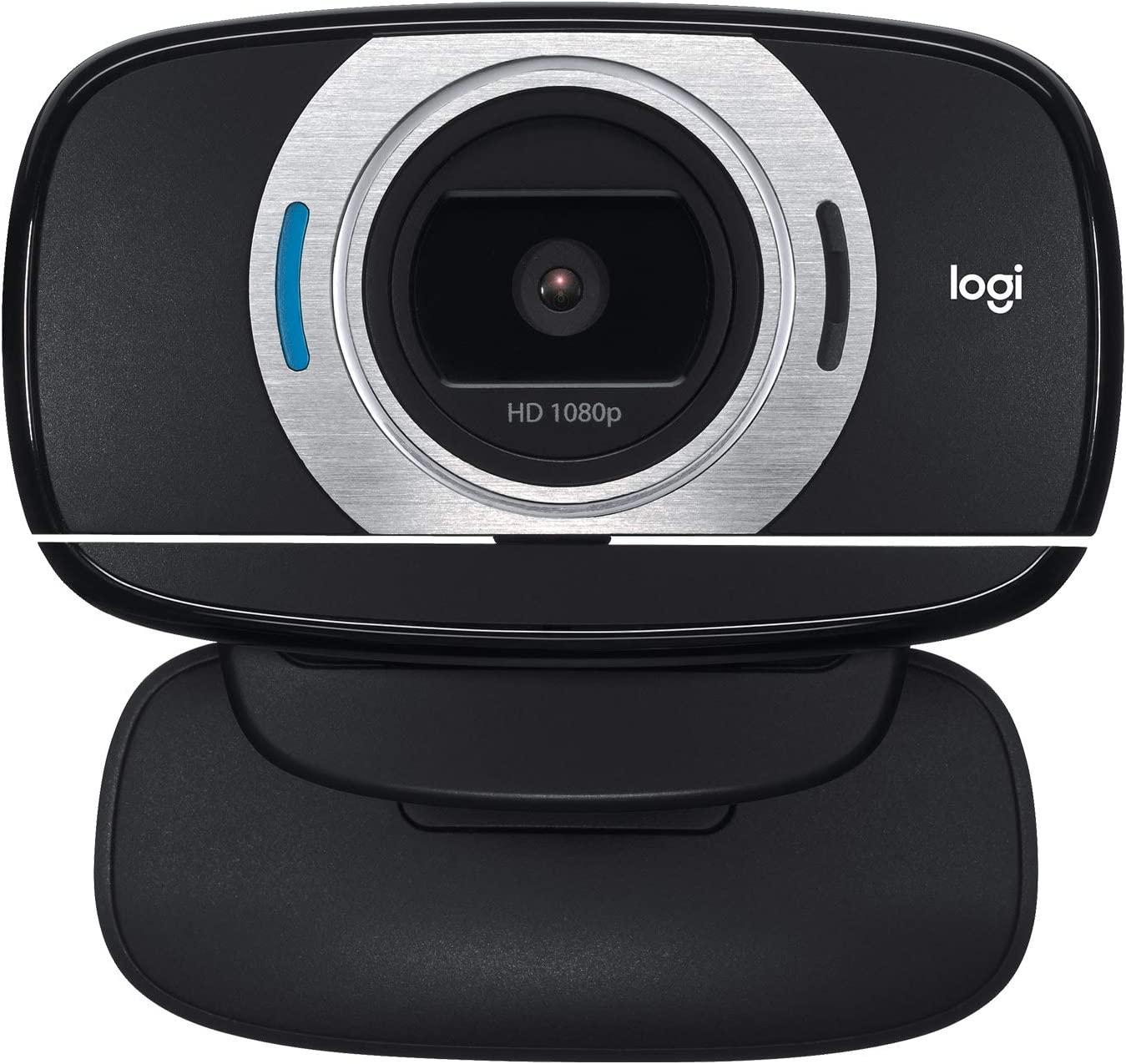 Logitech HD Laptop Webcam C615 with Fold-and-Go Design, 360-Degree Swivel, 1080p Camera