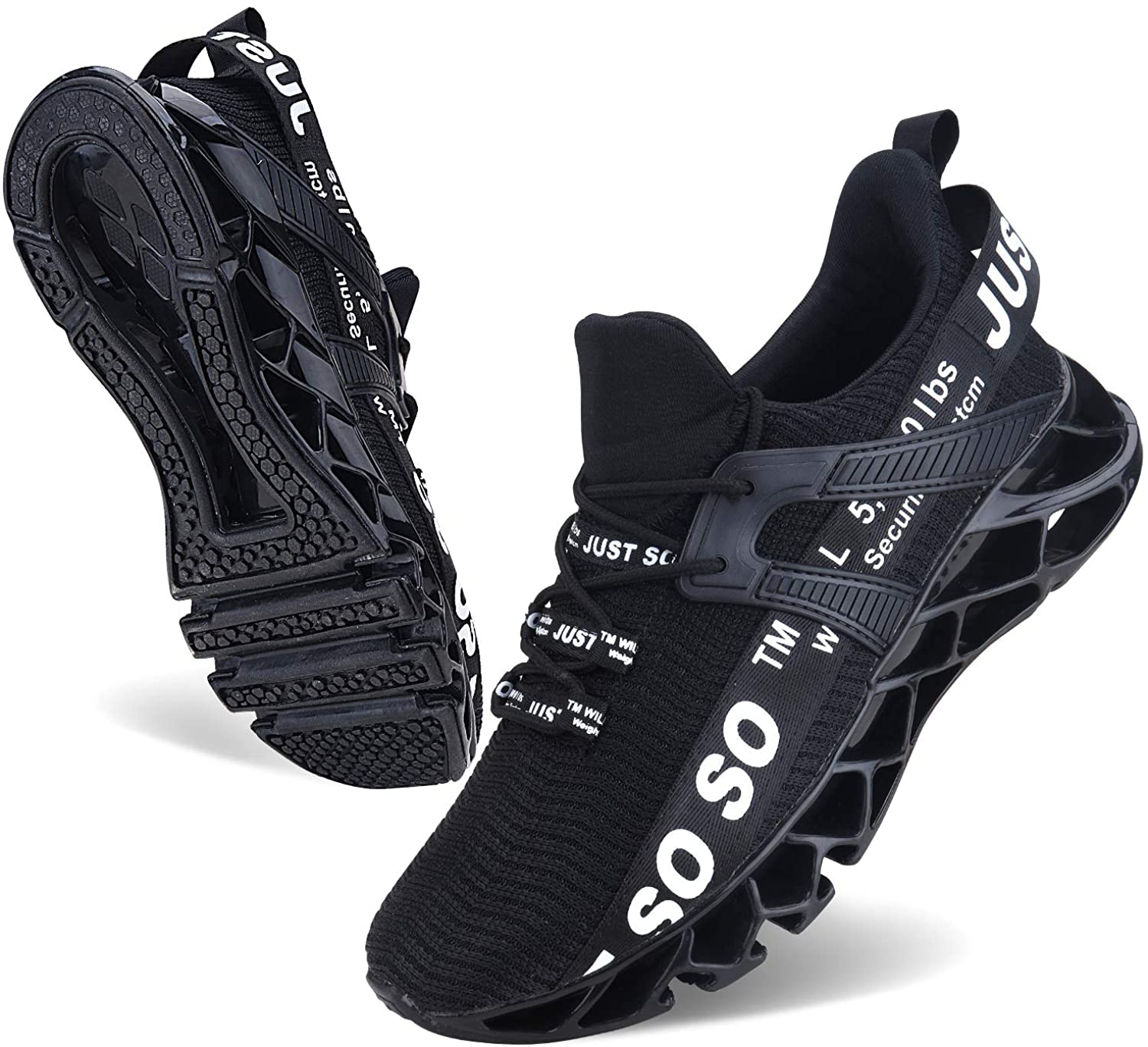 WONESION Mens Breathable Walking Tennis Running Shoes Blade Fashion Sneakers