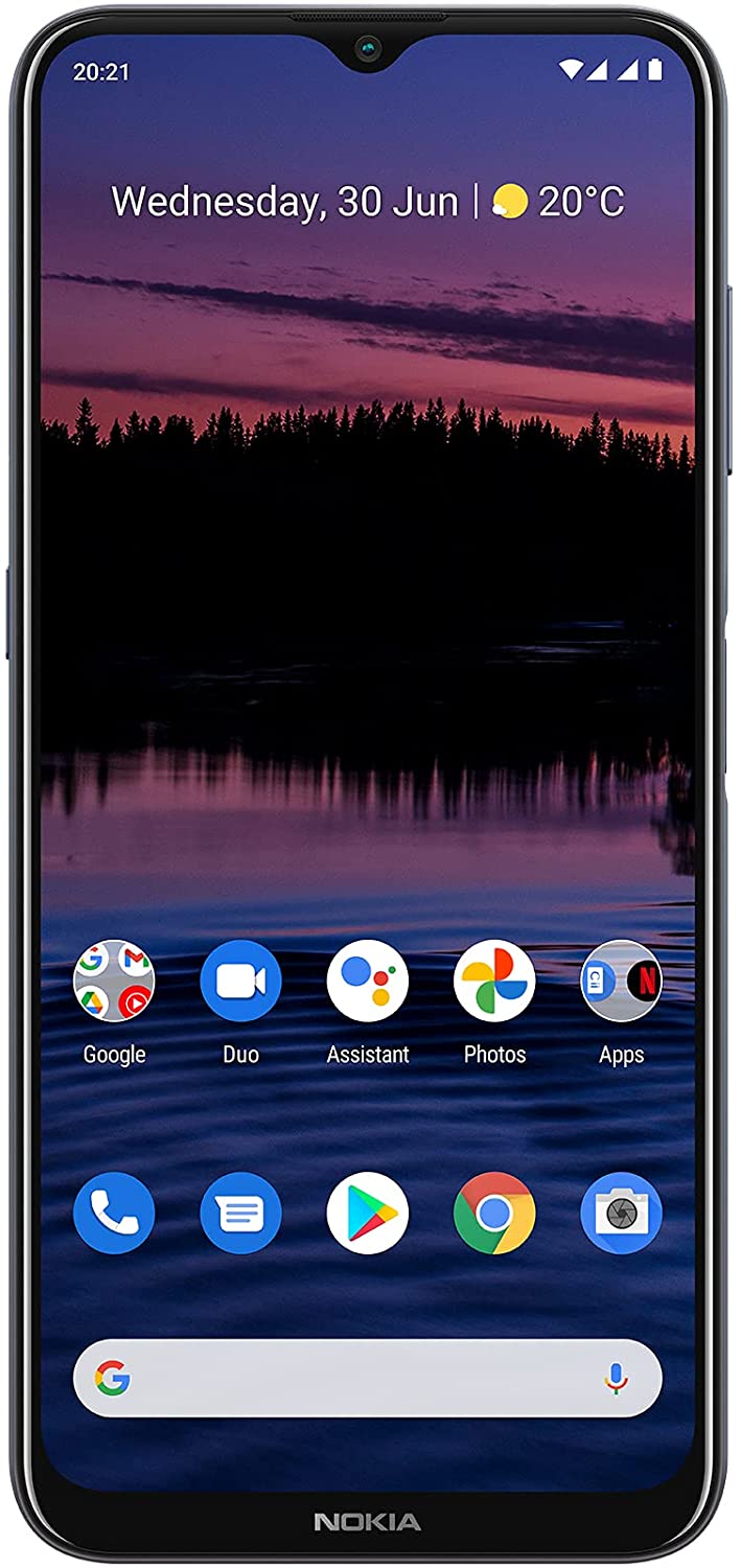 Nokia G20 | Android 11 | Unlocked Smartphone | 3-Day Battery | Dual SIM | US Version | 4/128GB | 6.52-Inch Screen | 48MP Quad Camera | Polar Night