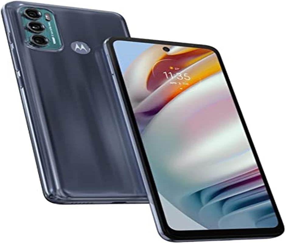 Moto G60 128GB 6.8" Dual SIM GSM Unlocked 4G LTE, International Model XT2135-2 (Dynamic Gray)