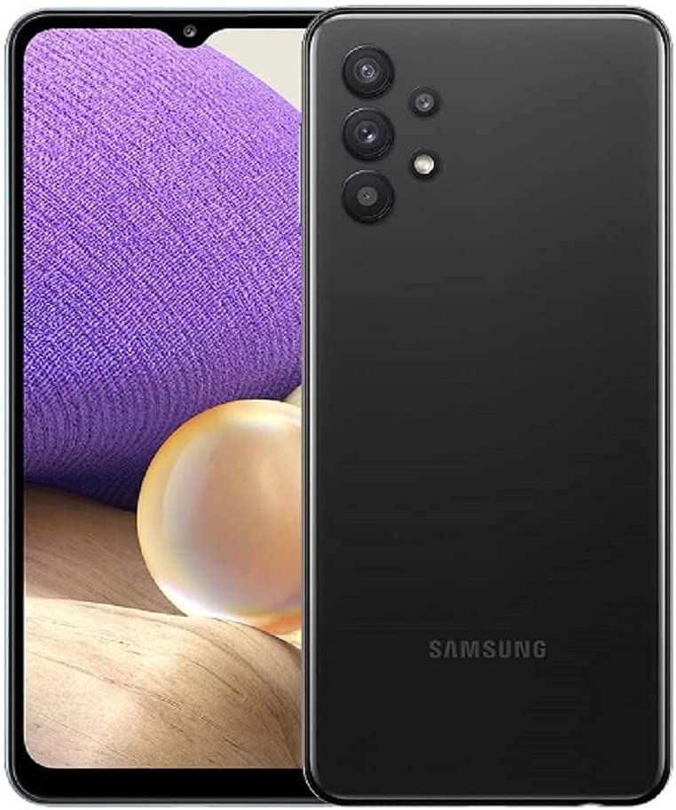 Samsung Galaxy A32 (5G) 64GB A326U (T-Mobile/Sprint Unlocked) 6.5" Display Quad Camera Long Lasting Battery Smartphone - Black (Renewed)