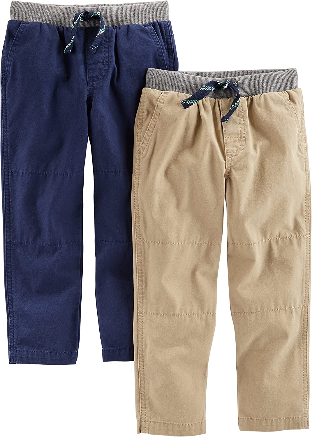 Simple Joys by Carter's Toddler Boys' Pull-On Pant, Pack of 2