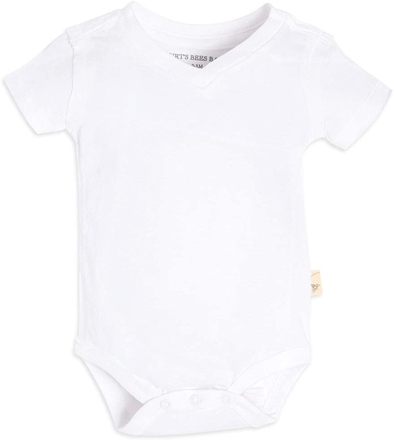 Burt's Bees Baby - Baby Boys Bodysuit, Short Sleeve and Long Sleeve One-Piece Bodysuits, 100% Organic Cotton