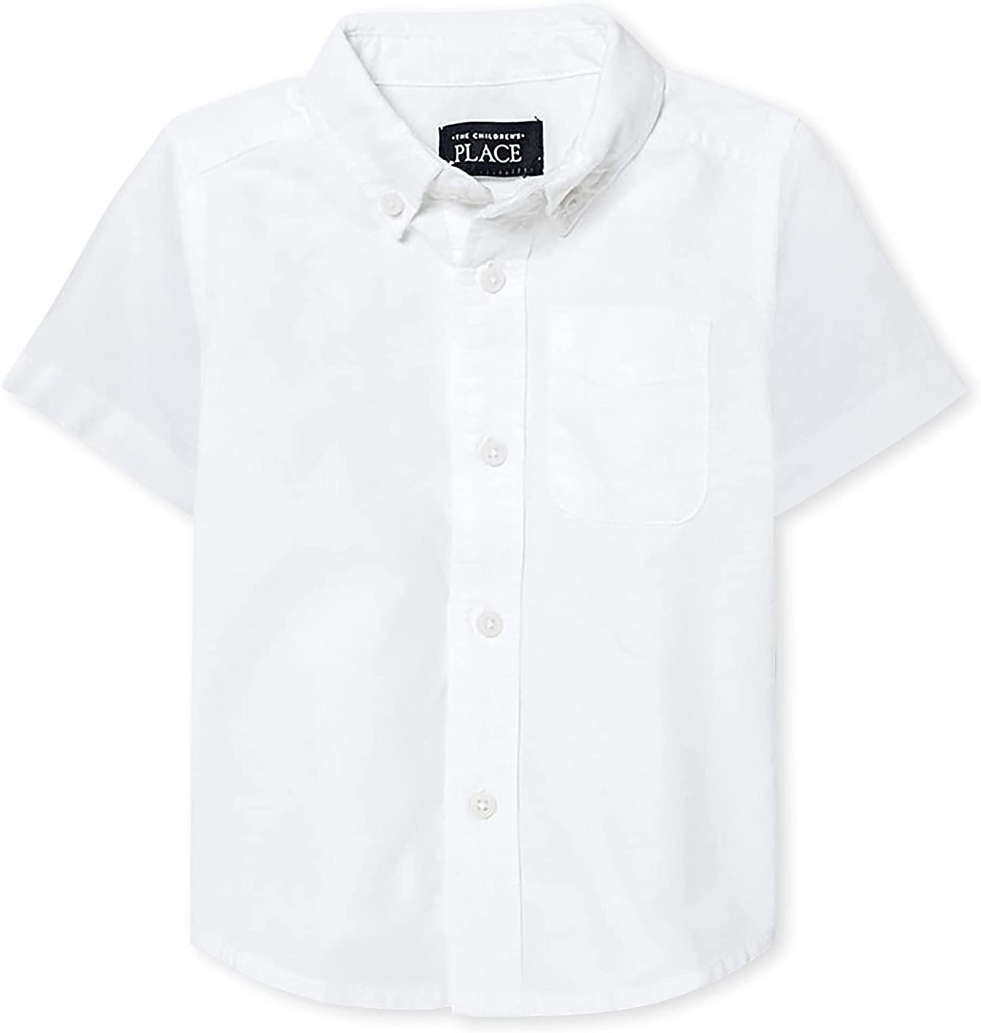 The Children's Place Single and Toddler Boys Short Sleeve Oxford Button Down Shirt