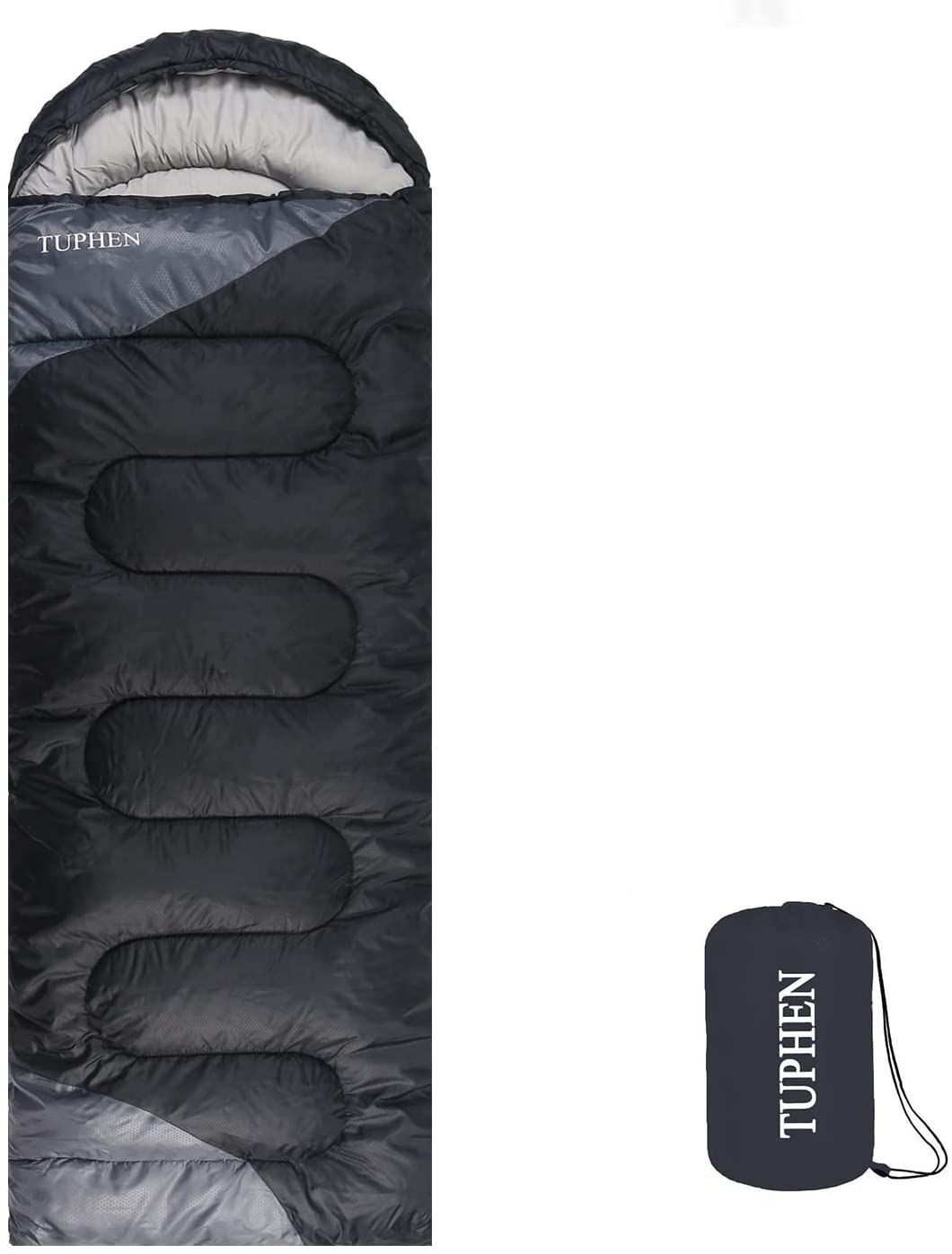 tuphen- Sleeping Bags for Adults Kids Boys Girls Backpacking Hiking Camping Microfiber Liner, Cold Warm Weather 4 Seasons Winter, Fall, Spring, Summer, Indoor Outdoor Use, Lightweight & Waterproof