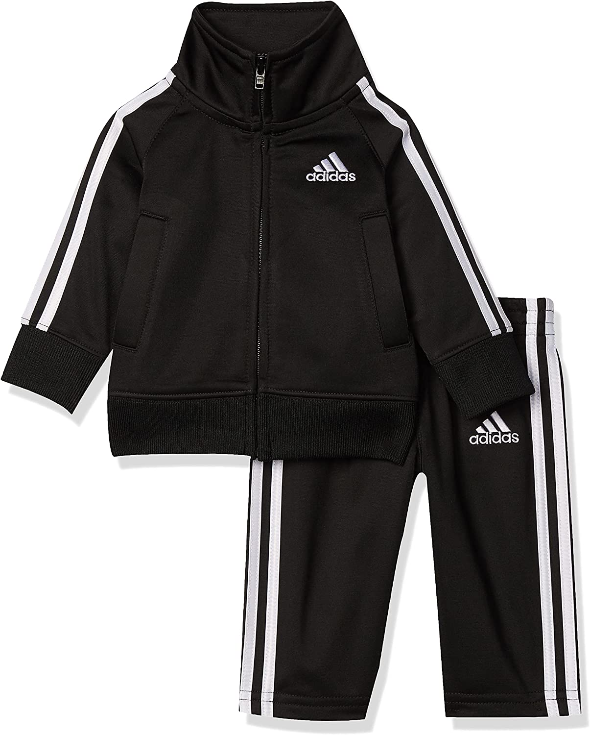 adidas Boys' Tricot Jacket & Pant Clothing Set