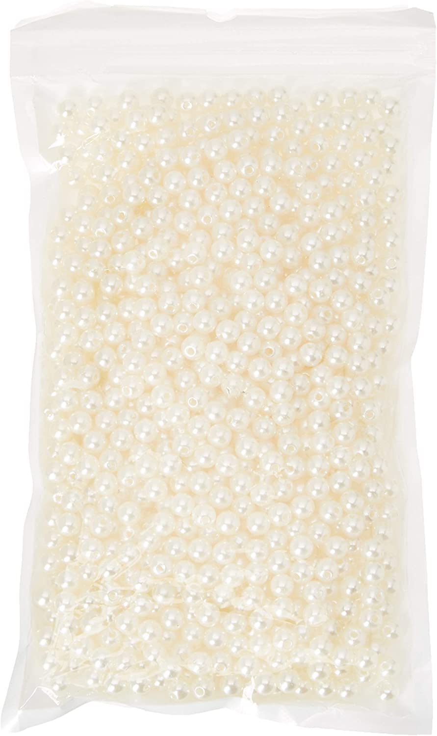 1000+ Loose Arts and Crafts Pearls 6mm Beads Ivory