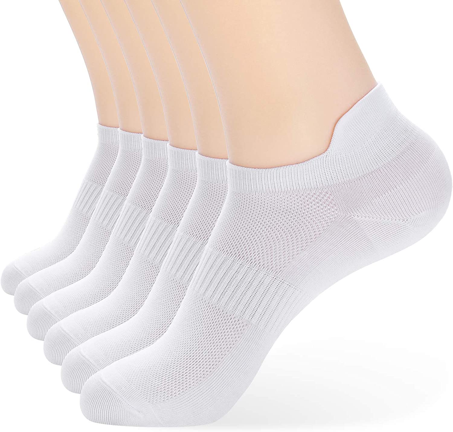 ATBITER Ankle Socks Women's Thin Athletic Running Low Cut No Show Socks With Tab 6-8 Pairs