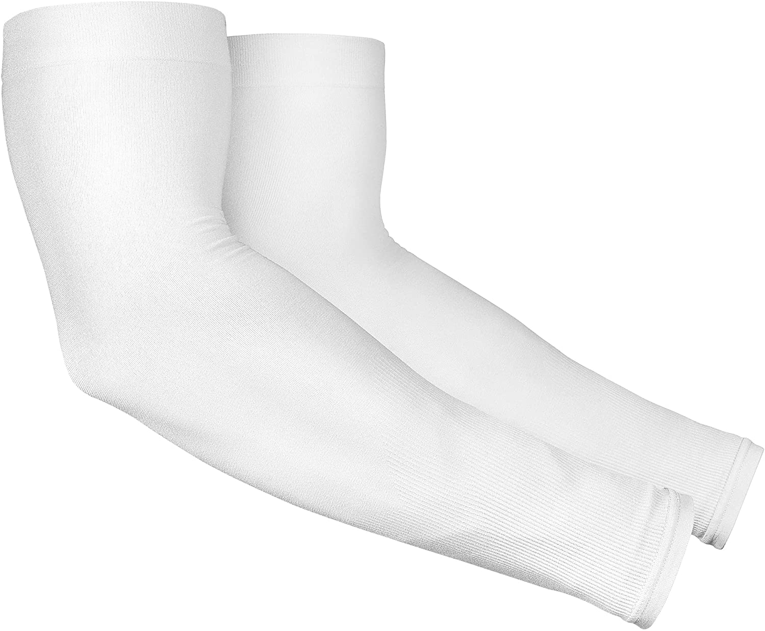 UV Sun Protection Arm Sleeves for Men & Women - UPF 50 Sports Compression Cooling Sleeve - Skin Cancer Foundation Recommended
