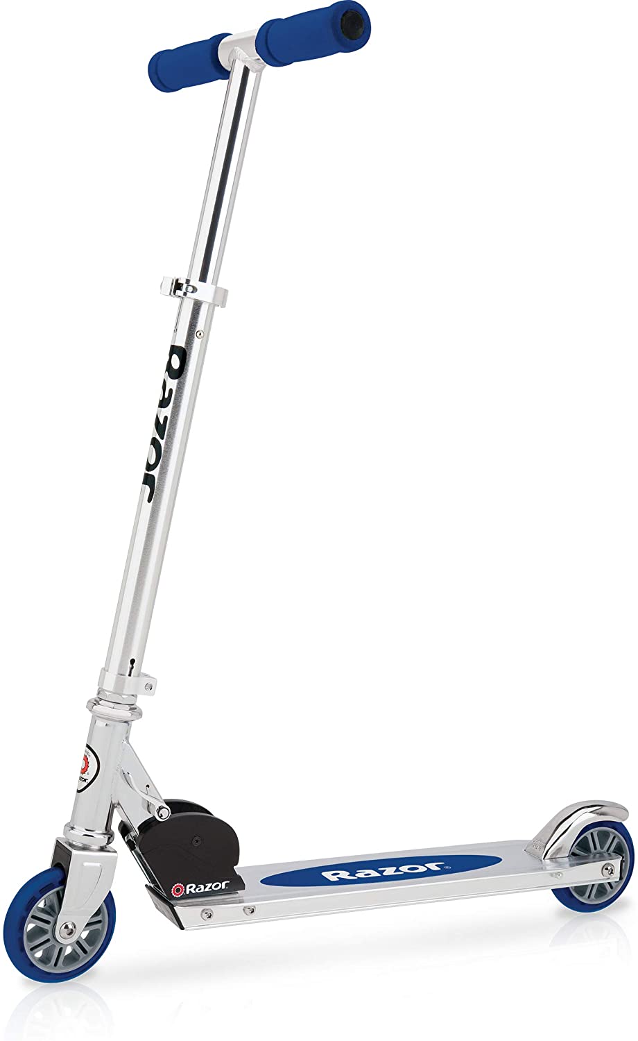 Razor A Kick Scooter for Kids – Foldable,Lightweight, Adjustable Height Handlebars, for Riders 5 Years and up, and up to 143 lbs
