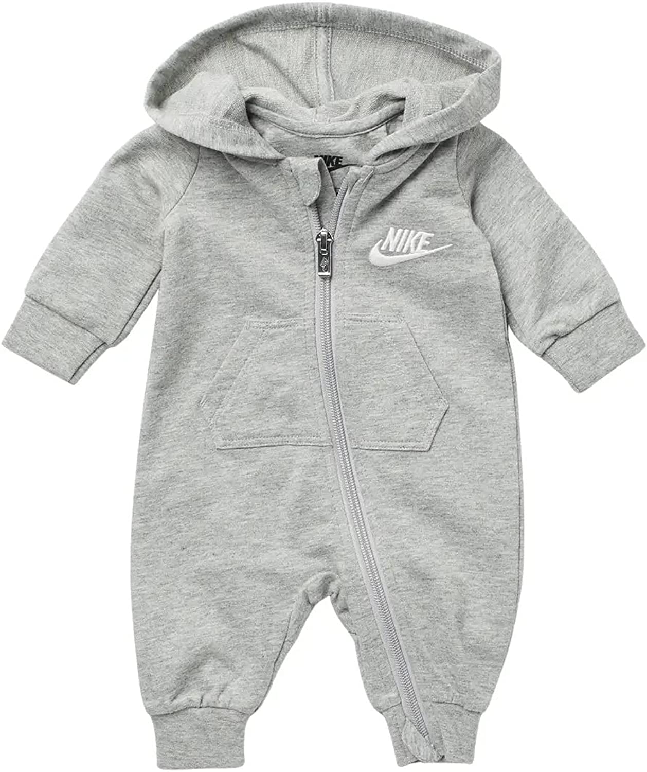 Nike Infant`s Zip Front Long Sleeve Hooded Coverall