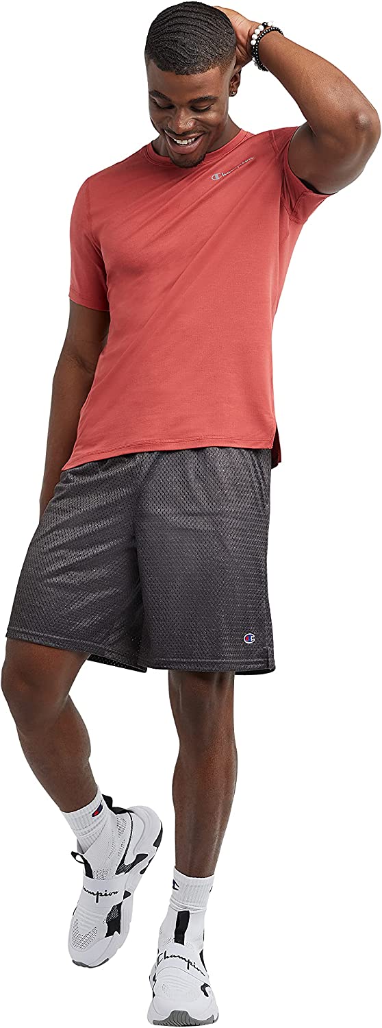 Champion Men's Shorts, Mesh Shorts, 9", Men's Mesh Basketball Shorts, Men's Mesh Gym Shorts