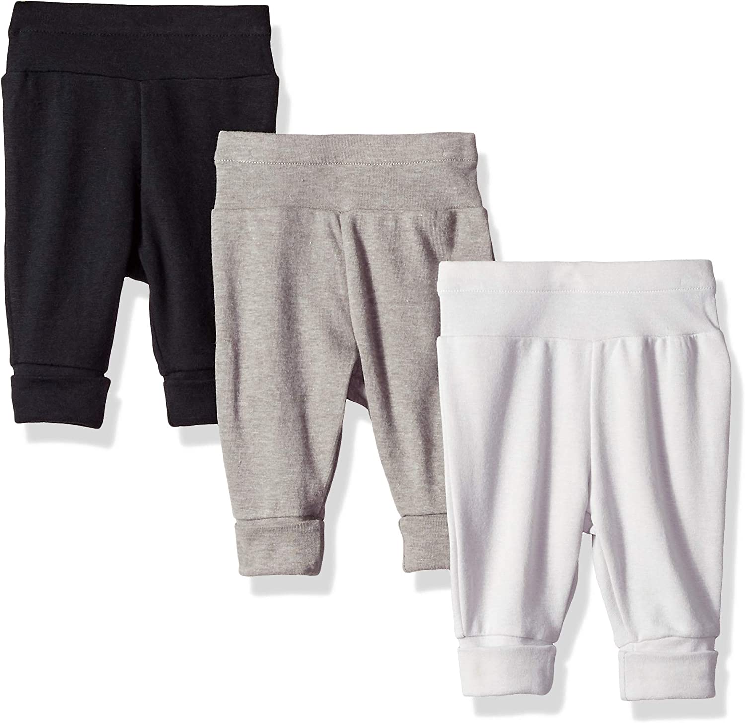 Hanes Ultimate Baby Flexy 3 Pack Adjustable Fit Knit Jogger Pants