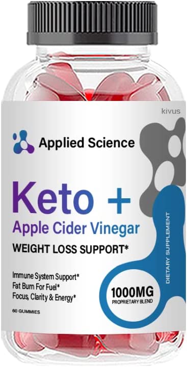 (Single) Applied Science Keto - Applied Science Keto+Apple Cider Vinegar Gummies (60 Gummies)