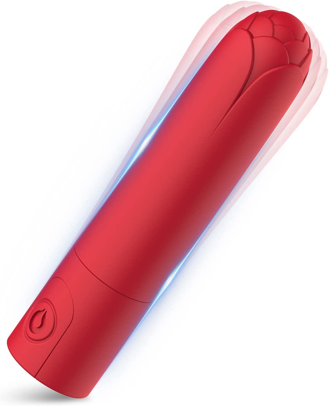 Bullet Vibrator with 10 Vibration Modes, Rose Toy for Woman Adult Sex Toys Nipple G Spot Clitorals Stimulator, Mini Rose Vibrator for Women Pleasure (Red)