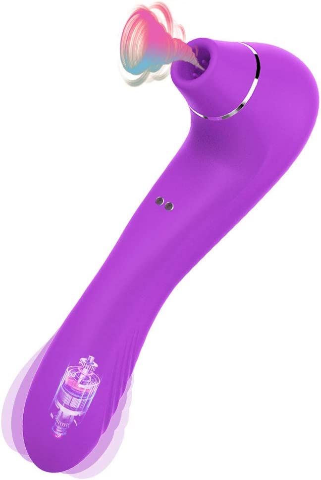 Clitoral Vibrator Targets Right-Spots, Quiet Clitoral Stimulator with 20 Modes, Dildo Toy for Women Clit Stimulator Breast Nipple, Adult Sensory Clitoral Vaginal and Anal Sex Toy for Quick Orgasm