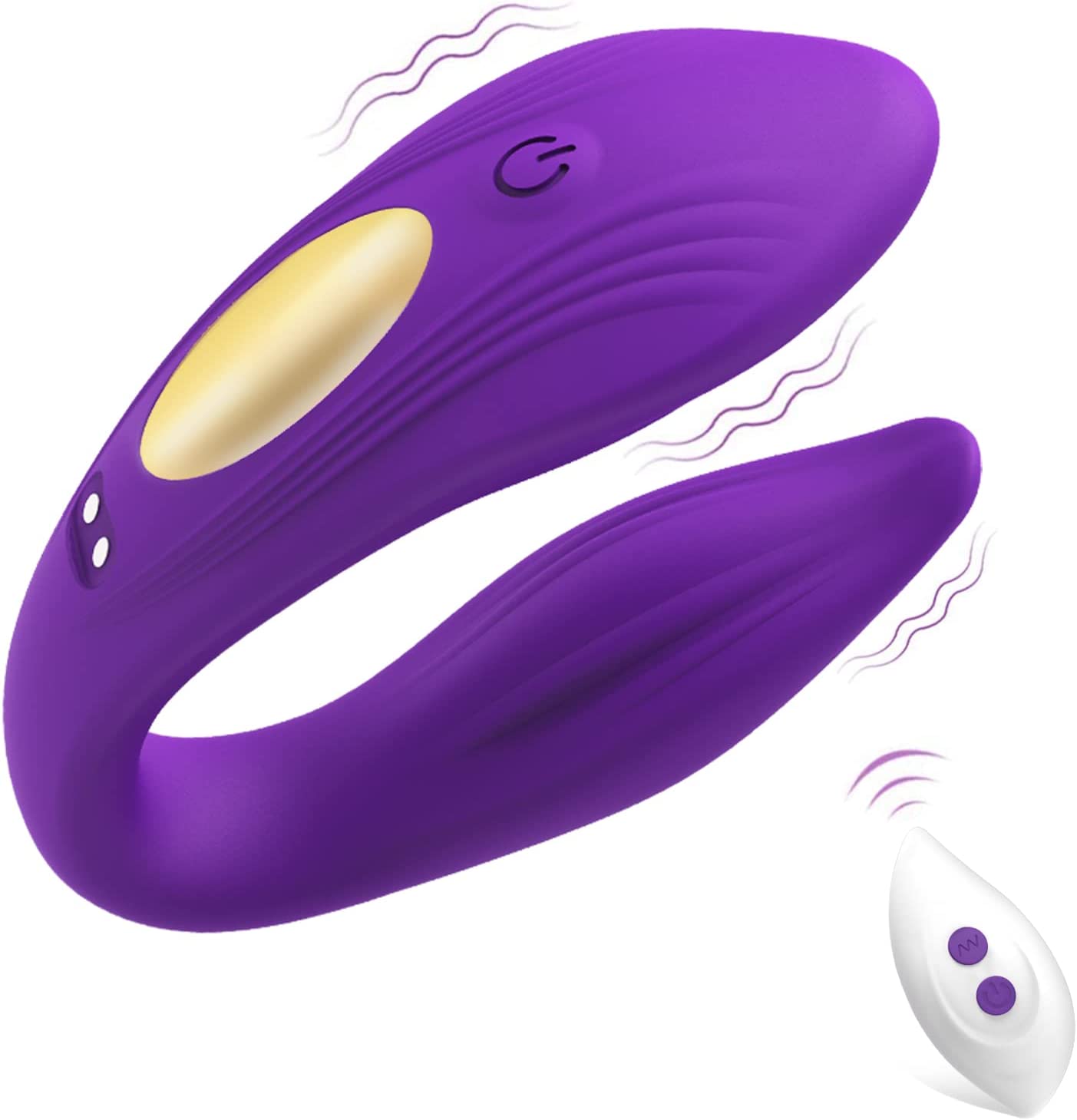 Sexrabbit Clitoral G-Spot Vibrator Couple Sex Toys, Wireless Remote Control Clitoris G Spot Stimulator, Dual Vibrating Wearable G Spot Dildo Vibrator Vagina Massager for Women (Purple)
