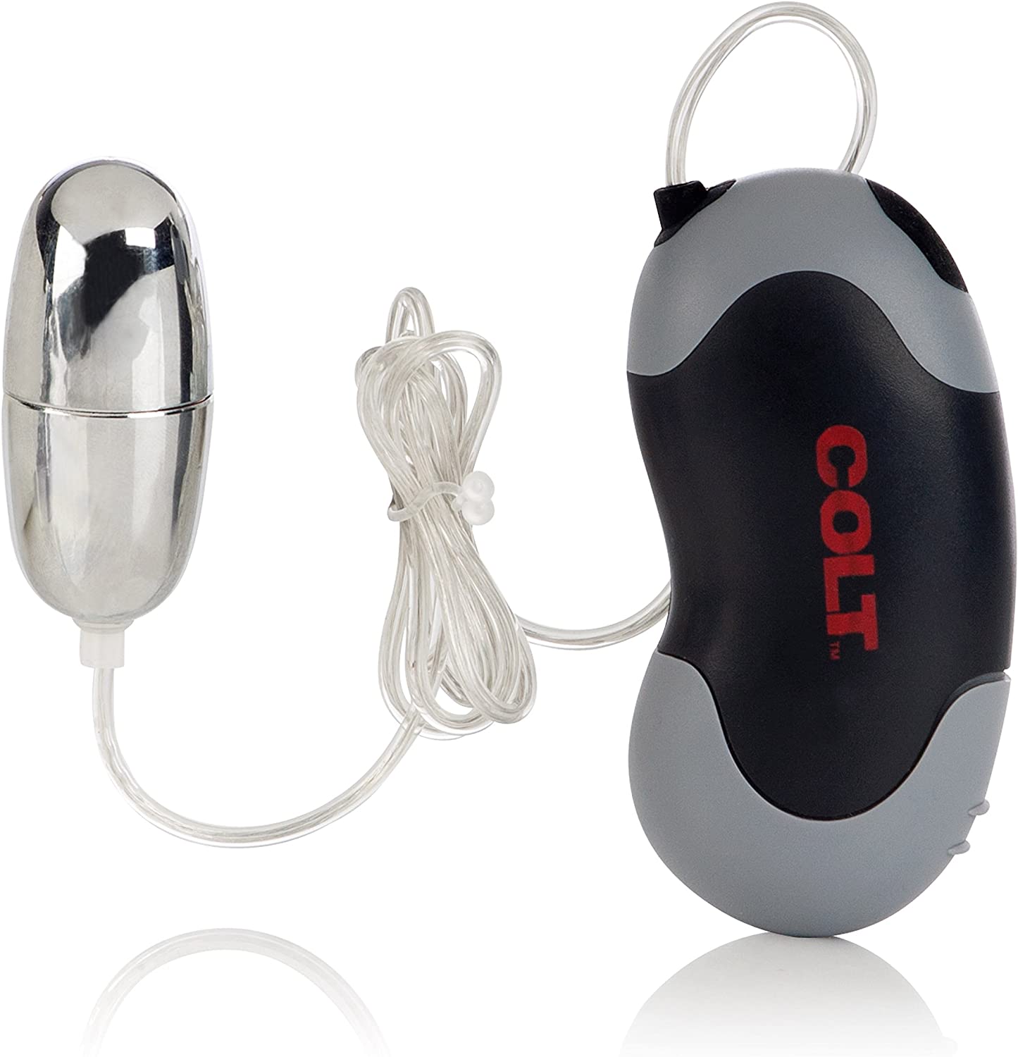 CalExotics Colt Xtreme Turbo Bullet Vibrator For Men - Waterproof Sex Toys for Couples - Wired Adult Male Vibe Egg Prostate Massager - Black