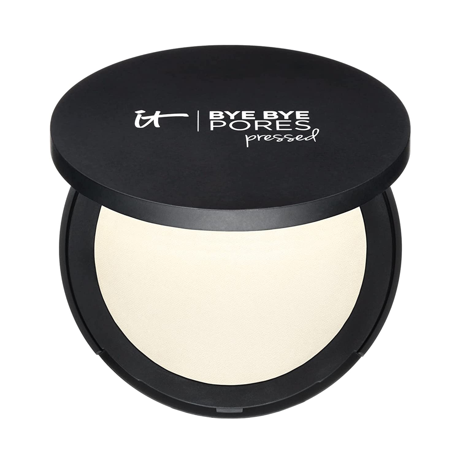 IT Cosmetics Bye Bye Pores Pressed Finishing Powder - Universal Translucent Shade - Contains Anti-Aging Peptides, Silk, Hydrolyzed Collagen & Antioxidants - 0.31 oz