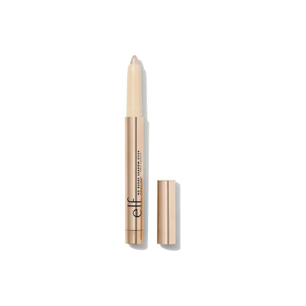 e.l.f. No Budge Shadow Stick, Longwear, Smudge-Proof Metallic Eyeshadow, Perfect Pearl, 0.056 Oz (1.6g)