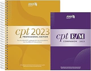 CPT Professional 2023 and E/M Companion 2023 Bundle