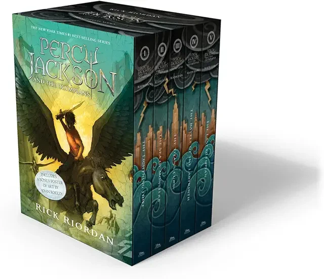 Percy Jackson and the Olympians 5 Book Paperback Boxed Set (w/poster) (Percy Jackson & the Olympians)